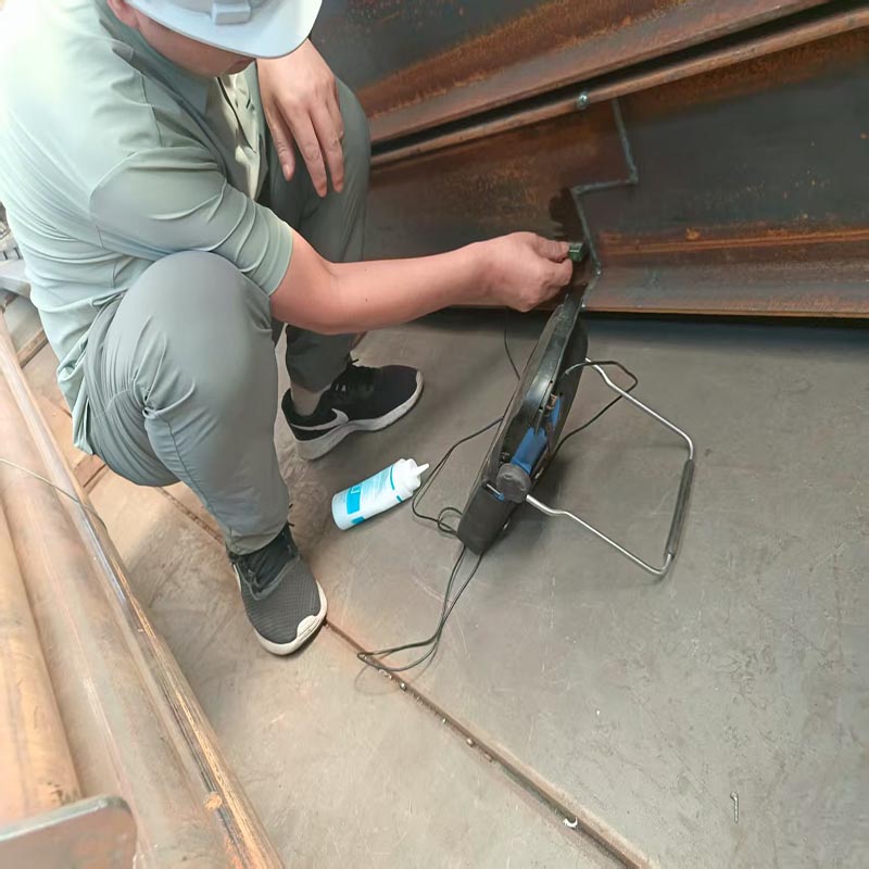 La estructura de acero de Liweiyuan completa con éxito las pruebas ultrasónicas de los almacenes de estructura de acero exportados a Tailandia