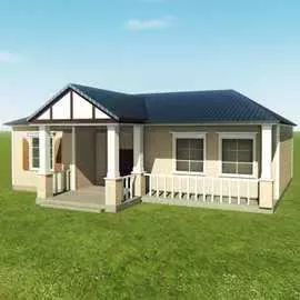 Casa móvil de estructura de acero ligero